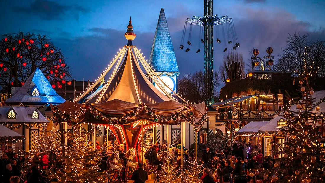 Julestemning i Tivoli i København