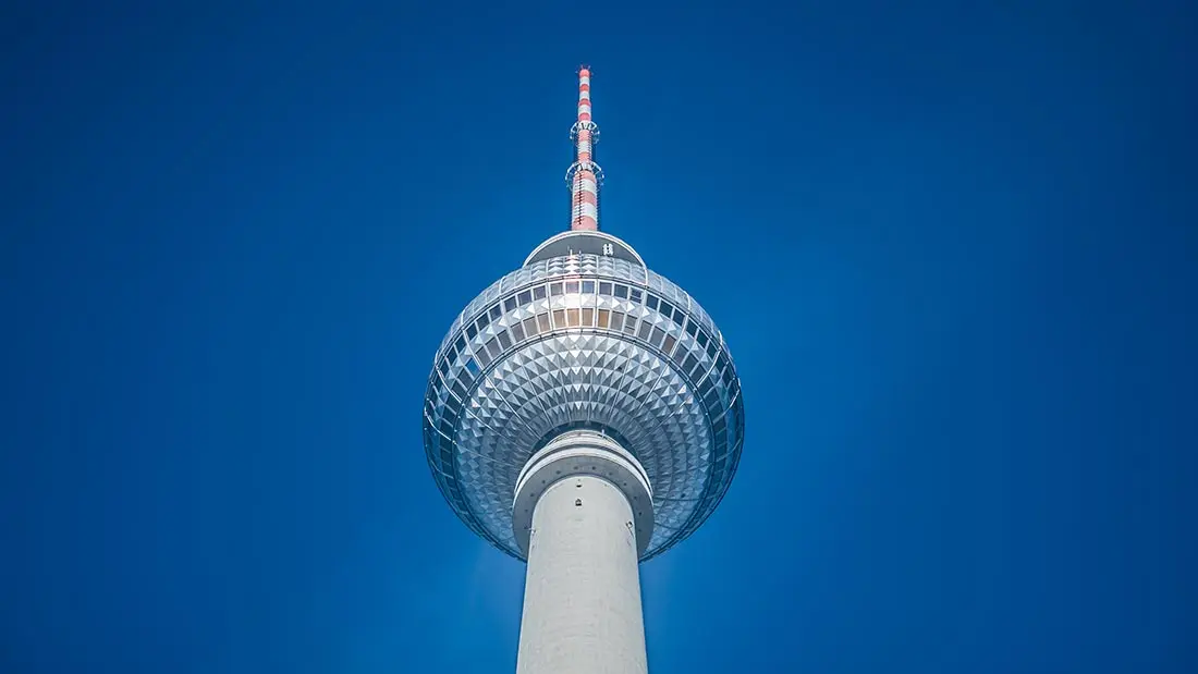 Berliner Fernsehturm i Berlin