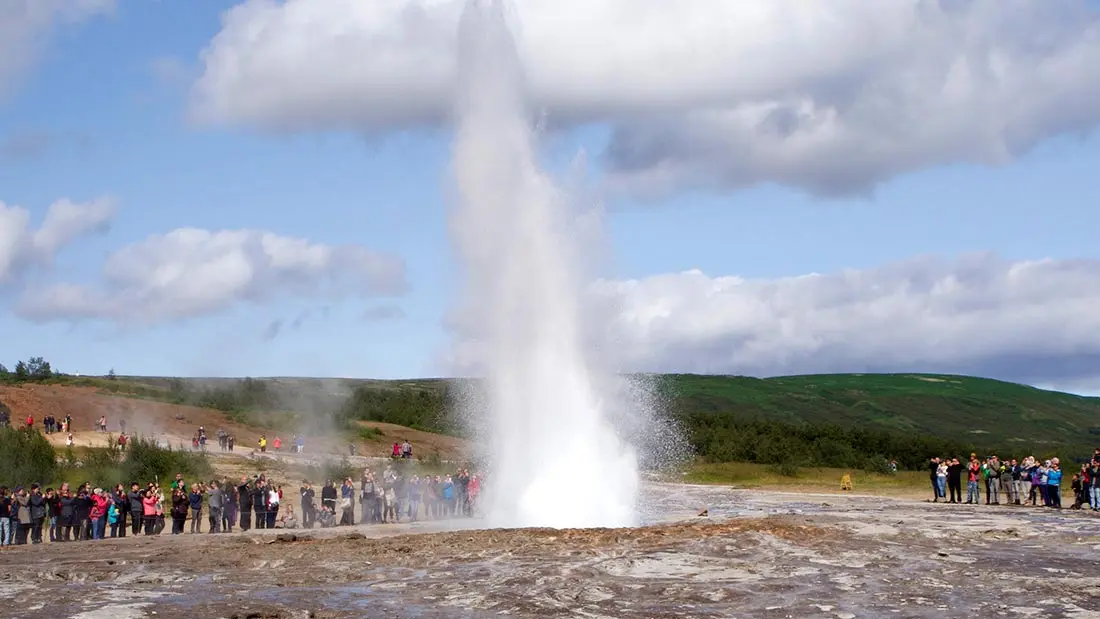Geysir på Island