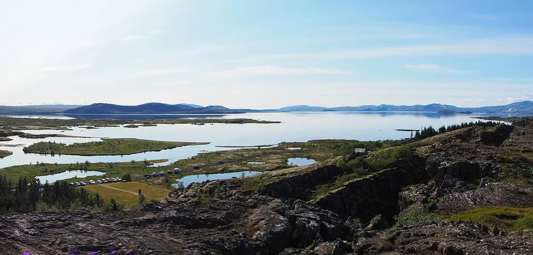 Her møtes de tektoniske platene for Nord-Amerika og Eurasia