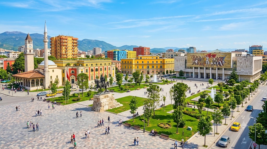 Tirana: Den komplette guiden til overnatting, severdigheter og reisetips i Albanias fargerike hovedstad