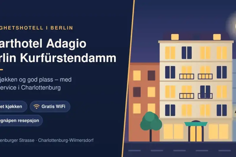 Aparthotel Adagio Berlin Kurfürstendamm – leilighetshotell i Charlottenburg