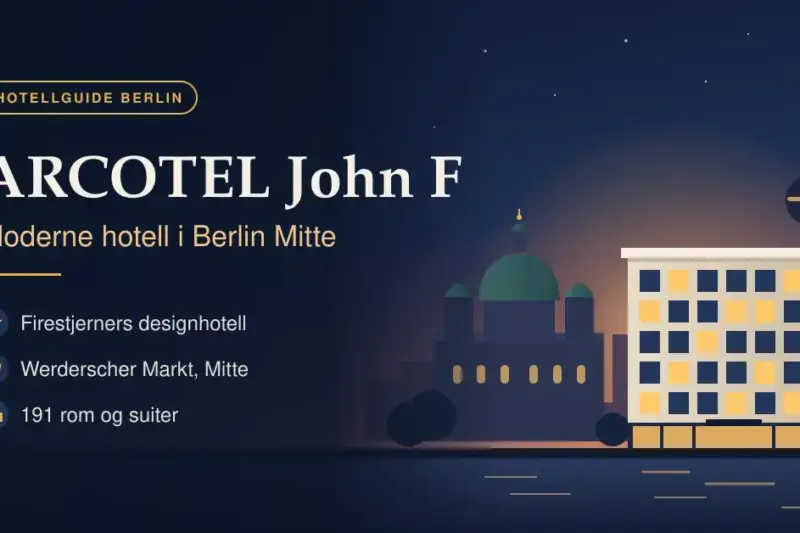 ARCOTEL John F – moderne hotell i Berlin Mitte