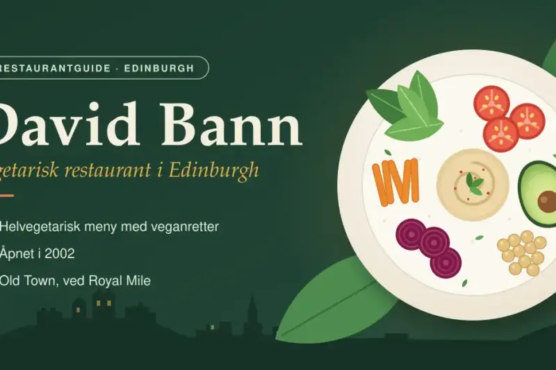 David Bann: Vegetarisk restaurant i Edinburgh