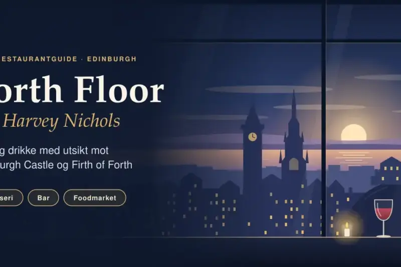 Forth Floor hos Harvey Nichols: brasserie med utsikt i Edinburgh