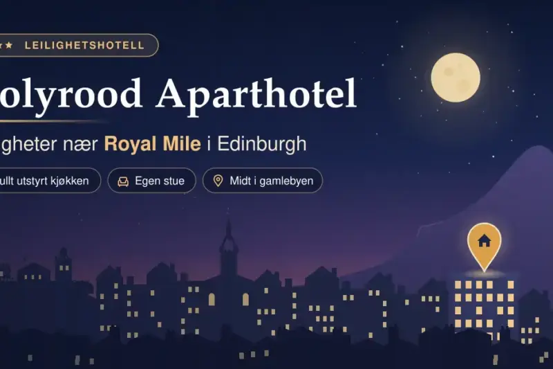 Holyrood Aparthotel i Edinburgh – leiligheter nær Royal Mile