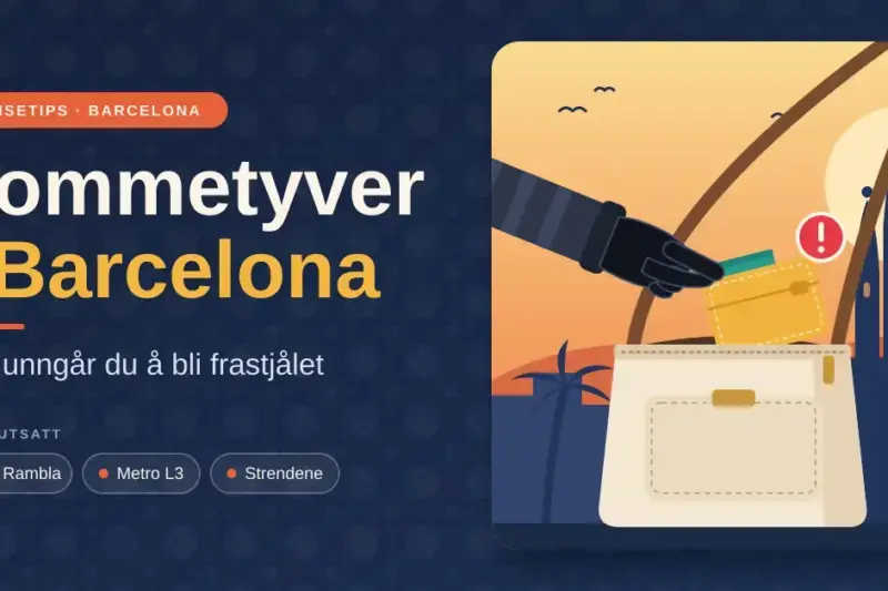 Lommetyver i Barcelona: slik unngår du å bli frastjålet