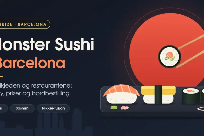 Monster Sushi i Barcelona: guide til sushikjeden og restaurantene