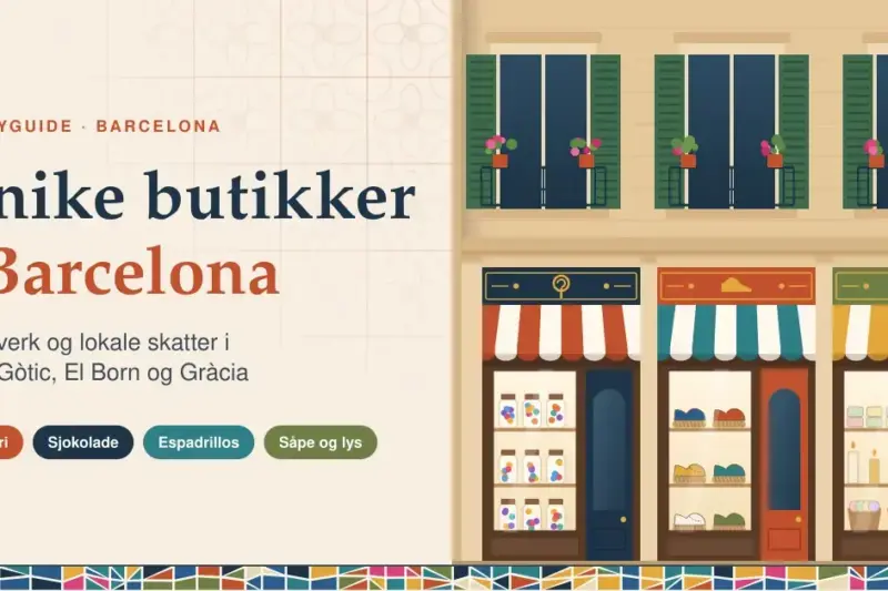 Unike butikker i Barcelona
