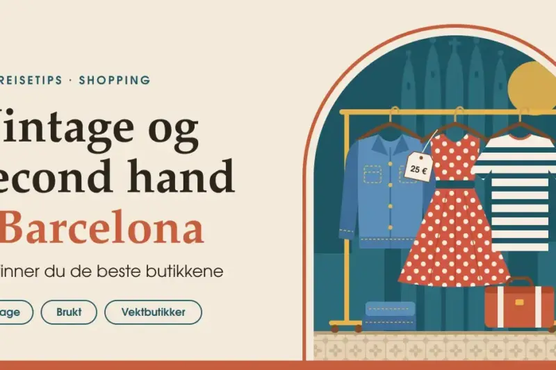 Vintage og second hand i Barcelona: slik finner du de beste butikkene